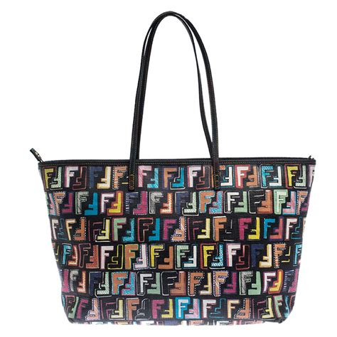 fendi coated canvas|fendi totes for women.